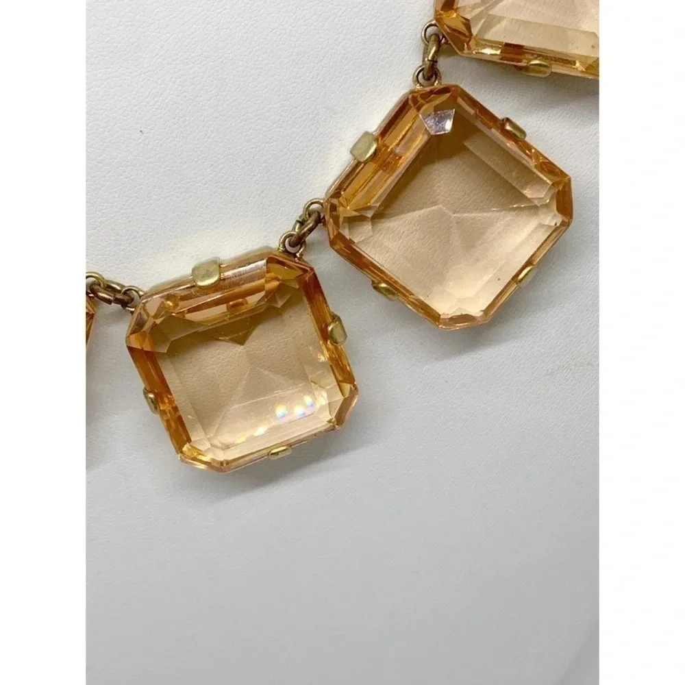 J.  Crew Bold Faceted Crystals Necklace